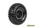 LOUISE 1/10 Crawler CR-Sixgear 1.9 supersoft auf Felge schwarz 12mm (2) / LOUT3370VB