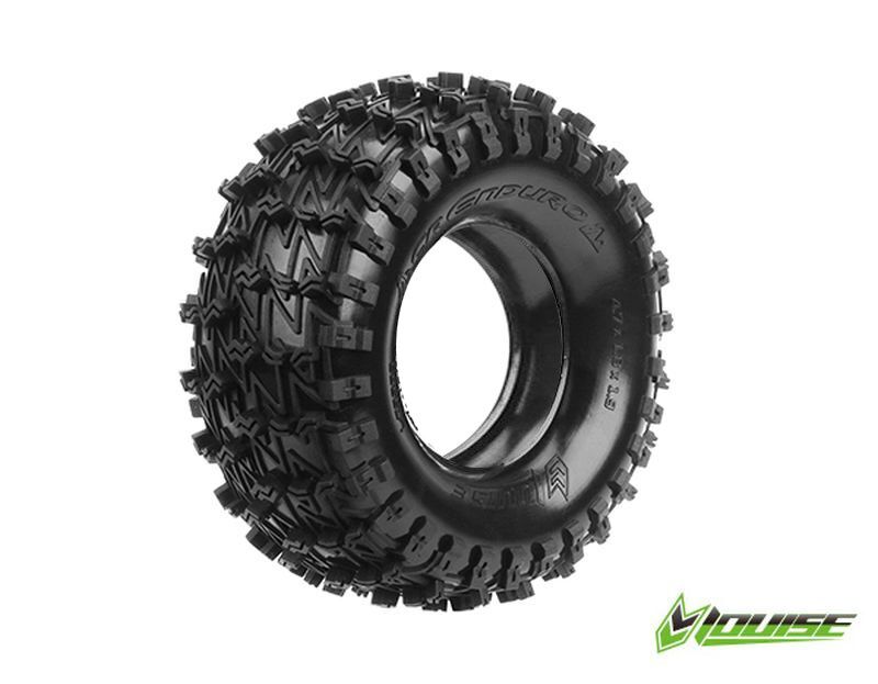 LOUISE 1/10 Crawler CR-Enduro 1.9 supersoft Reifen mit Einlagen (2) / LOUT3383VI