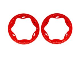 TRAXXAS Funco Beadlock-Ringe vo rot / TRX10976-RED