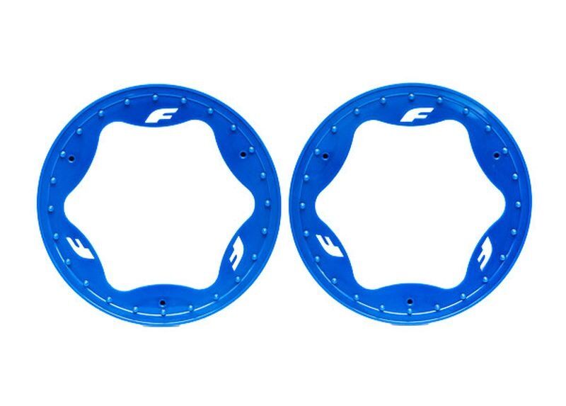 TRAXXAS Funco Beadlock-Ringe hi blau / TRX10977-BLUE
