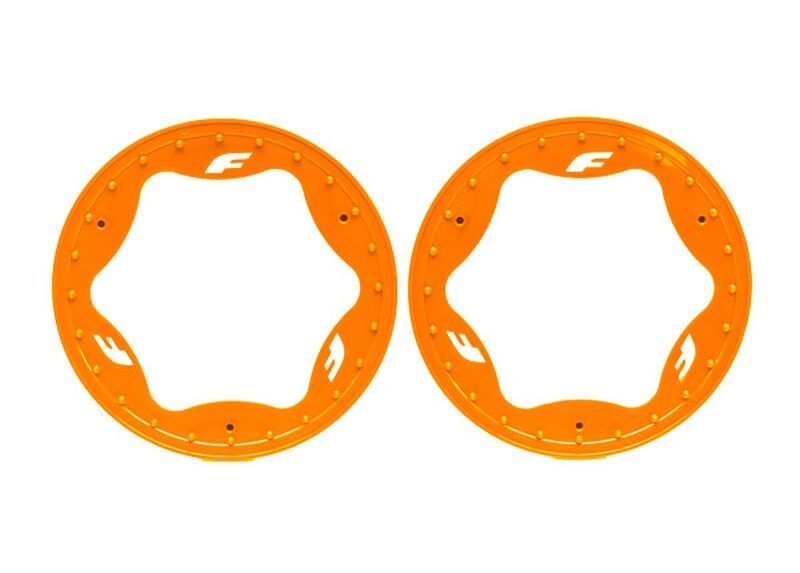 TRAXXAS Funco Beadlock-Ringe hi orange / TRX10977-ORNG