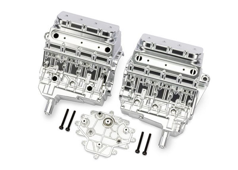 TRAXXAS Funco Motorblock satin chrome / TRX10981-SATIN