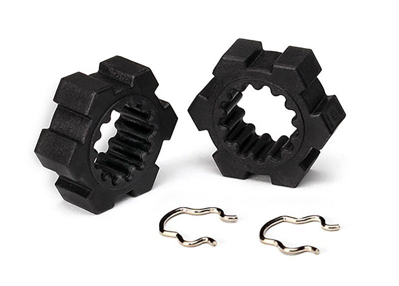 TRAXXAS Funco Radmitnehmer +Clips / TRX7756-BLK