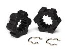 TRAXXAS Funco Radmitnehmer +Clips / TRX7756-BLK