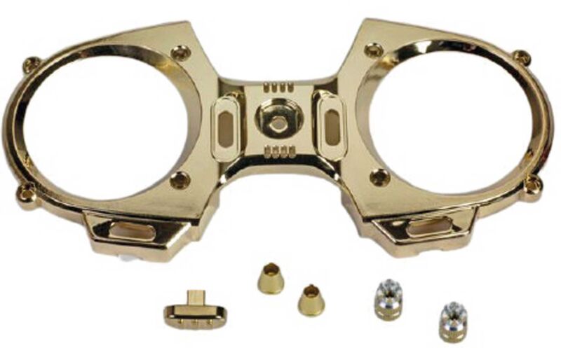 GRAUPNER MZ-12 Frontplatte + Steuerknüppel Goldoptik / S8524.G