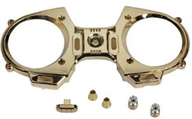 GRAUPNER MZ-12 Frontplatte + Steuerknüppel Goldoptik...