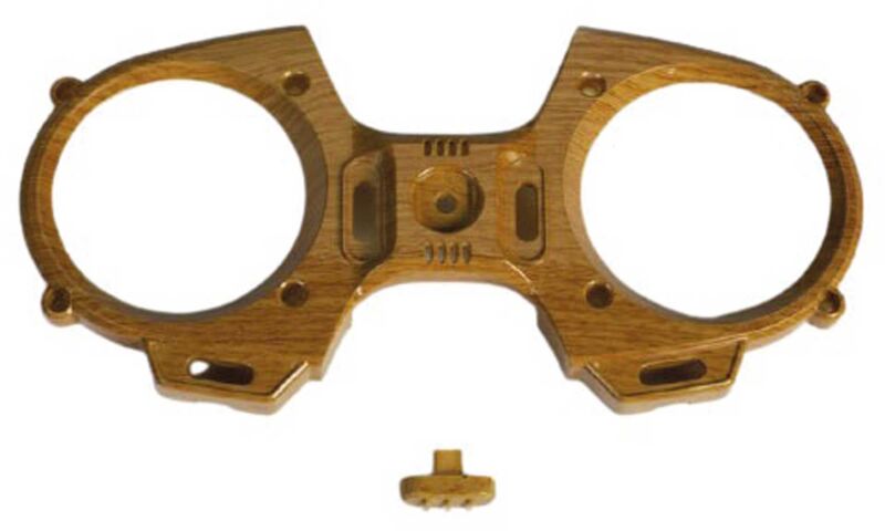 GRAUPNER MZ-12 Frontplatte Holzoptik / S8524.WO