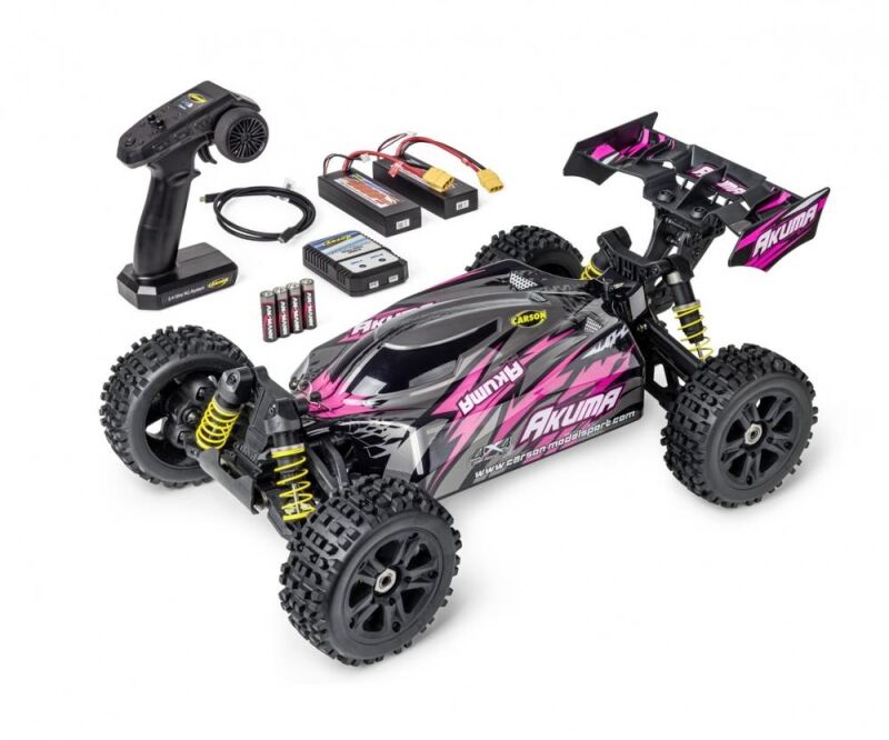 CARSON 1:8 Akuma Buggy 4WD 100% RTR pink / 500409083
