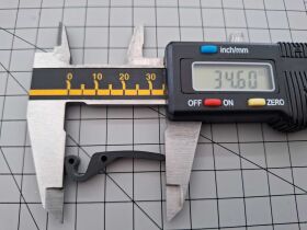 Robbe Modellsport Klappenschanier Typ 1 (Offset Scharnier CFK) / 56000098