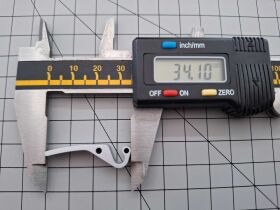 Robbe Modellsport Klappenschanier Typ 2 (Offset Scharnier Alu) / 56000099