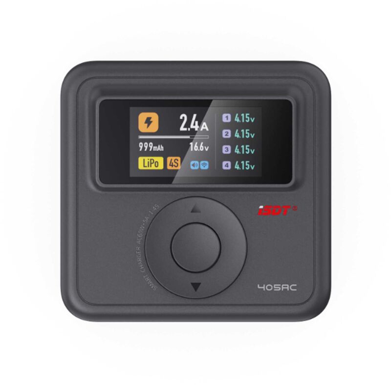 ISDT 405AC 60W 100-240V AC Smart Charger 1-4S LiFe/LiPo max 5A / 405AC