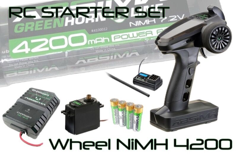 Absima RC Starter-Set "Wheel NiMH 4200" / 2200014