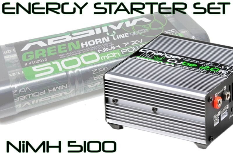 Absima RC Energy Starter Set 5100 (NiMH/Cube 2.0) / 4200023