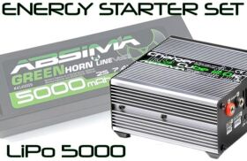 Absima RC Energy Starter Set 5000 – LiPo 5000 mAh...