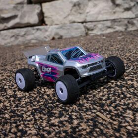 Losi Micro-T 1:28 2WD Stadium Truck RTR inkl. Akku & Ladegerät, silber / LOS-1392T2