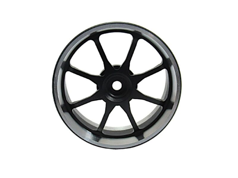 Sanwa M17S/M17 Tuning Alu Lenkrad V2 schwarz / SAN191A04617A