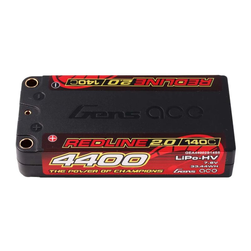 GENS ACE GensAce Redline 2.0 Shorty 2S HV 7.6V-140C-4400 96x47x18.5mm 160g / GEA44002S14S5