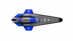 JOYSWAY Schiff E1 Racebird 1:14 RTR Hydrofoil 545mm Blau / JW8608B