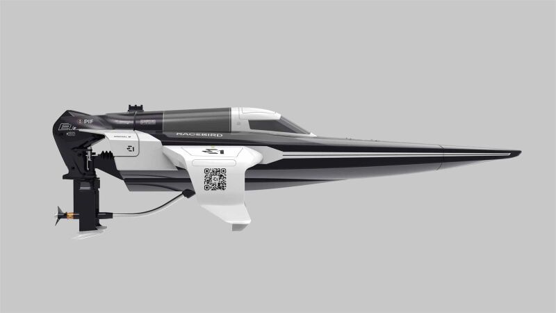 JOYSWAY Schiff E1 Racebird 1:14 RTR Hydrofoil 545mm Weiss / JW8608W