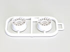 KYOSHO Felgen Kyosho Mini-Z MR03 W-Offset -1.0 (2) Weiss / K.MZH131W-W-1B