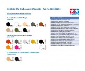 TAMIYA 1:35 Brit. KPz Challenger 2 Wüste (2) / 300035274