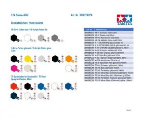 TAMIYA 1:24 Subaru BRZ / 300024324