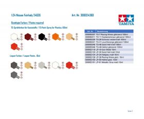 TAMIYA 1:24 Nissan Fairlady 240ZG / 300024360