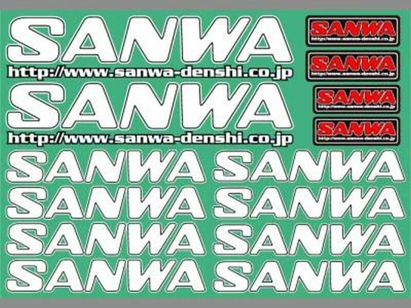 SANWA Aufkleber SANWA-weiß *JPN-2009 / SAN107A90532B