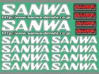 SANWA Aufkleber SANWA-weiß *JPN-2009 / SAN107A90532B