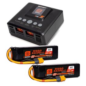 Spektrum Smart Powerstage Air Bundle: 2x G2 2200mAh 4S...