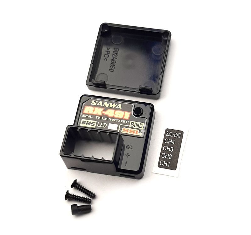 SANWA RX-491 Empfänger Gehäuse-Set / SAN107A41361B