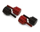 UpGrade RC für Losi Micro-B 7075 Aluminum 1.4mm Thumbscrews (Black/Red) (4) / UPG-11024