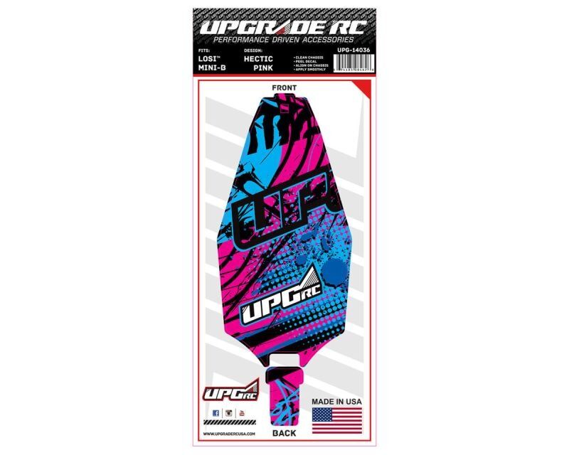 UpGrade RC für Losi Mini-B Chassis Protector (Hectic Pink) (1) / UPG-14036