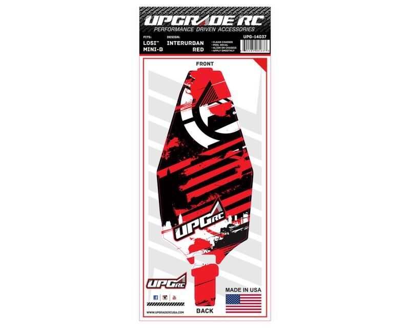 UpGrade RC für Losi Mini-B Chassis Protector (InterUrban Red) (1) / UPG-14037