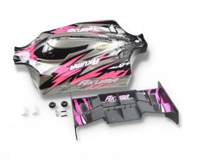CARSON 1:8 Karosserie-Set Akuma pink/grau / 500801040