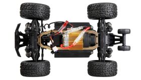 AMEWI / MAX20 Monstertruck Brushed 4WD 1:20 RTR blau/orange / 22707