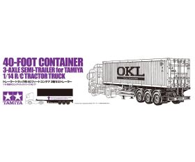 Tamiya 1:14 RC 40ft Container 3A Auflieger OKL / 300056377