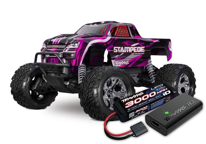 TRAXXAS Stampede 1/10 2WD Monster-Truck pink RTR / TRX36354-4Z-PINK