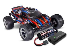 TRAXXAS Rustler 1/10 2WD Stadium-Truck rot RTR /...