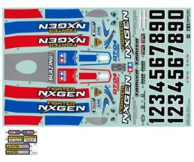 TAMIYA DT-04 Sticker NXGEN Rot/Blau / 319490154