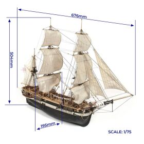OcCre HMS Terror Standmodellbausatz 1:75 / oc12004