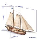 OcCre Polaris Bausatz 1:50 mit Farbset / oc12007P