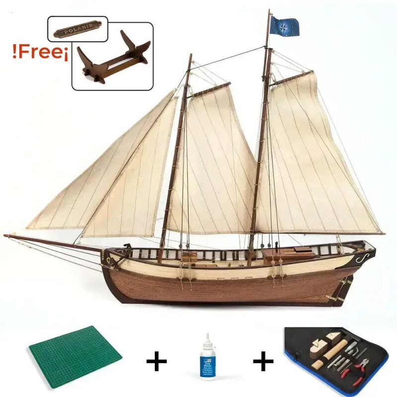 OcCre Polaris Bausatz 1:50 mit Werkzeug + Holzleim / oc12007S