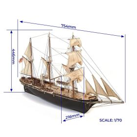 OcCre HMS Endurance Standmodellbausatz 1:70 / oc12008