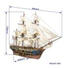 OcCre HMS Bounty Standmodellbausatz 1:45 / oc14006