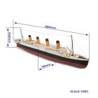 OcCre Titanic Standmodellbausatz 1:300 / oc14009