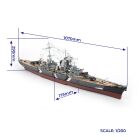 OcCre Prinz Eugen Schlachtschiff Standmodellbausatz 1:200 / oc16000