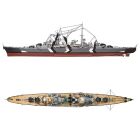 OcCre Prinz Eugen Schlachtschiff Standmodellbausatz 1:200 / oc16000