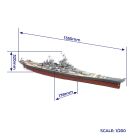 OcCre USS Missouri Standmodellbausatz 1:200 / oc16002
