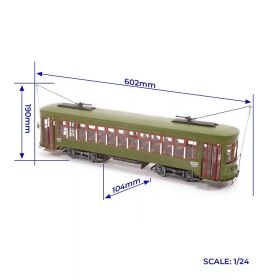 OcCre New Orleans Straßenbahn Standmodellbausatz 1:24 / oc53012